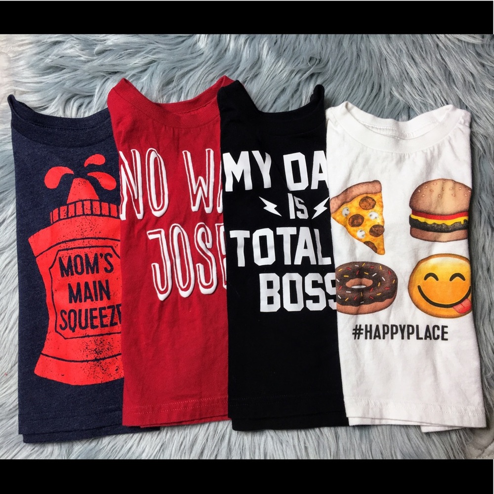 Long Sleeve Graphic T Shirt Bundle 18-24 Months